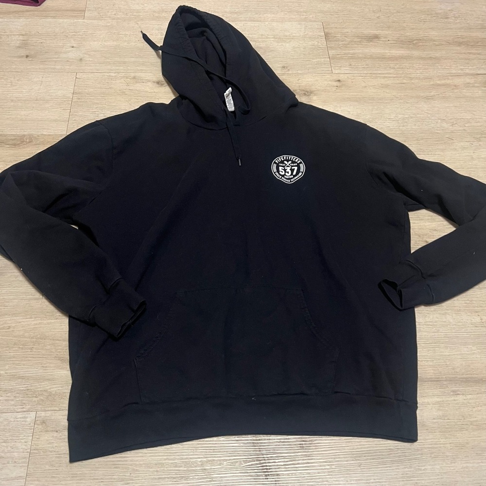 Pipefitters Locaal 537 Boston Union Womens‎ Pullover Hoodie Black Size 3X